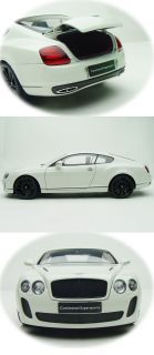 1 18 Welly FX Serie Bentley Continental Supersports 18038AH XW White FreeShip
