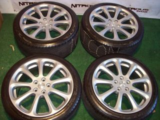 19" Factory Maserati Quattroporte Wheels Silver BSS Tires Package Sport GT S