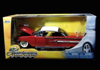 1960 Chevy Impala Jada Showroom Floor Diecast 1 24 Scale Red White
