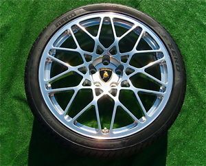 4 Factory Lamborghini LP560 Cordelia Polished Forged Wheels Tires Gallardo