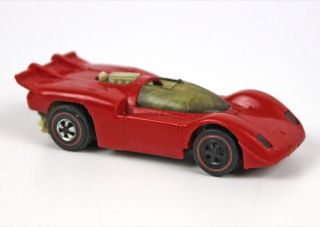 1970 Hot Wheels Sizzlers Ferrari Car Red
