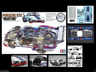 Tamiya 1 12 Big Scale Series No 38 Porsche 935 “Martini” w Photo Etched Parts