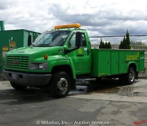 2007 GMC C5500 Utility Box Service Truck 6 6 Duramax Diesel Allison Parts Repair