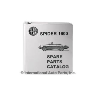 04257000 Alfa Romeo Spider 1600 Spare Parts Catalog