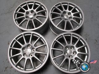Four 08 10 Mitsubishi Lancer EVO Factory 18" Wheels Rims 65849 4250A689