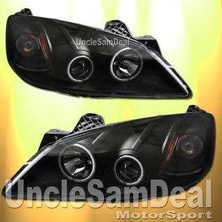 Pontiac G6 CCFL Halo Rim Projector Headlight LED Black