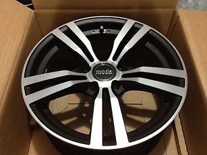 Moda MD16 17x8 5x112 45mm Wheels Machined with Black Accent VW Audi