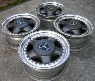 Original Mercedes oz Racing Alloy Wheels 5x112 7x15 W107 W123 W124 W202