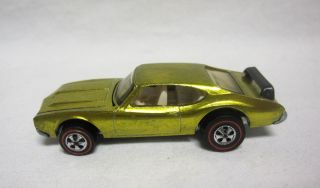 Hot Wheels Redline Olds 442 Canary Yellow Super Clean