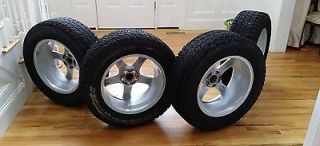 Snow Tire Wheel Set for Mercedes GL 18x8 Moda EB1 and Bridgestone Blizzak DM V