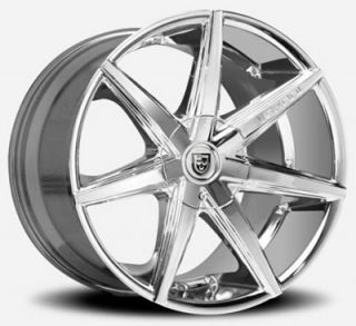 22" Lexani R7 Seven CH for Lexus Wheels and Tires Rims Infiniti LS Is ES GS 350