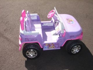 Disney Princess FJ Cruiser Jeep Power Wheels Type Vehicle Megatredz