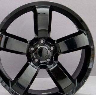 22" Charger Black Wheels Set of 4 Rims Fit Dodge