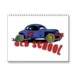 Vintage stock car calendar