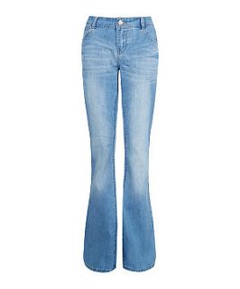 32in Light Blue Flare Jeans