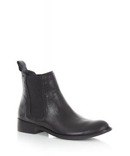 Limited Black Leather Chelsea Boot