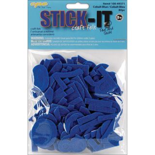Stick It Felt Cobalt Numbers and Letters (Case of 80) Stickers