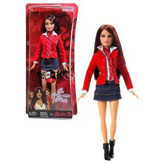 Mattel Year 2007 Barbie TV Series REBELDE RBD 12 Inch Doll   ROBERTA PARDO with Elite Way School Uniform, Denim Skirts and Black Boots (L8426) Toys & Games