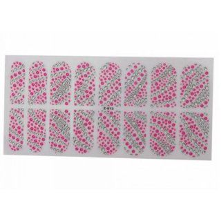 Fast shipping + Free tracking number, 3D Colorful Diamond Nail Art Stickers Decals Decoration   NO.13 Cell Phones & Accessories