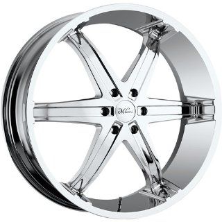 Milanni Kool Whip 6 20 Phantom Chrome Wheel / Rim 6x5.5 with a 18mm Offset and a 78 Hub Bore. Partnumber 446 2984PC18 Automotive