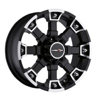 20 inch 20x9 Visino Off Road Brutal Matte Black Machined Face wheel rim; 5x5.5 5x139.7 bolt pattern with a +18 offset. Part Number 392 2985MB18 Automotive