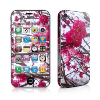 Spring In Japan Design Protective Decal Skin Sticker (High Gloss Coating) for Apple iPhone 4 / 4S 16GB 32GB 64GB Cell Phones & Accessories