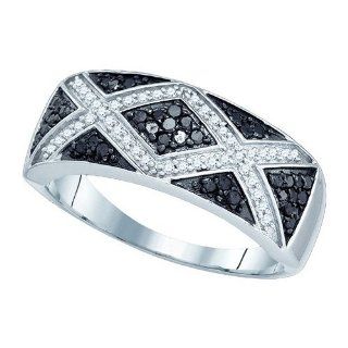 10K White Gold 0.41 TCW Diamond Fine Ring Will Ship With Free Velvet Jewelry Gift Box Lagoom Jewelry