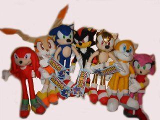 Sega Sonic X HedgeHog Complete Set Shadow Tails Knuckles Cream Super Amy Plush Doll Figure Toy Toys & Games