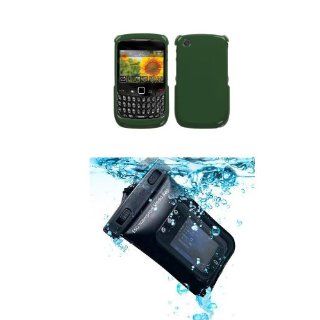 RIM BLACKBERRY 8520 9300 (Curve) Solid Forest Green Cell Phone Case Protector Cover (free ESD Shield Bag) Cell Phones & Accessories