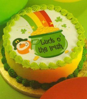 St Patricks Day Pot of Gold ~ Edible Image Cake Topper 