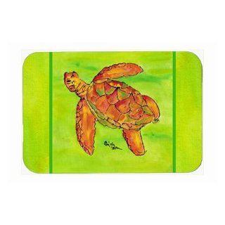 Bright Orange Sea Turtle Kitchen / Bath Jumbo Comfort Mat 