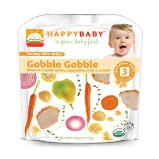 Happy Baby Organic Baby Food Stage 3 Gobble Gobble    4 oz   Baby Food Dinners