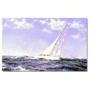 Ocean Seascape Oil Painting on Canvas Sailing Boat Big Waves Ships 122 Hand Painted Classical Fine Art for Your Home  