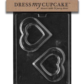 Dress My Cupcake DMCV139SET Chocolate Candy Mold, Medium Heart Wreath, Set of 6 Kitchen & Dining