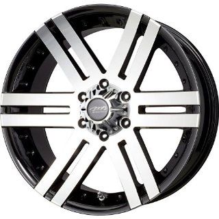 MB Wheels Vortex Black Machined Face Wheel with Machined Finish (16x8"/8x165.1mm) Automotive