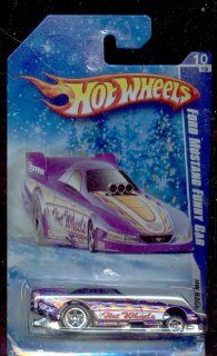 Hot Wheels 2010 158/240 Hw Racing 10/10 Ford Mustang Funny CAR Snow Scene Series 164 Scale 164 Scale Toys & Games