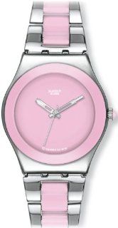 Swatch Pink Ceramic Ladies Watch YLS167G Swatch Watches