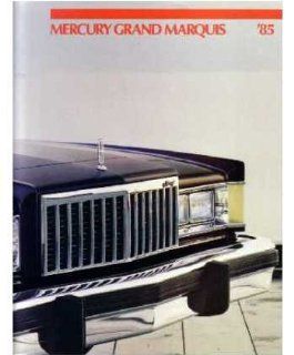 1985 Mercury Grand Marquis Sales Brochure Literature Book Advertisement Specs Automotive