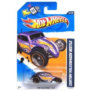 Hot Wheels   Custom VolksWagen Beetle (Purple)   HW Racing 12   6/10 ~ 176/247 [Scale 164] Toys & Games
