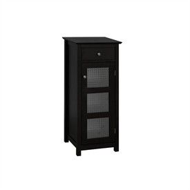 Chesterfield Floor Cabinet w/ 1 door & 1 Drawer by Elite Home Fashions  Shower Caddies and Shelves