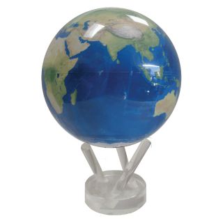 Mova Levitating 4.5 diam. In. Natural Earth Globe   Globes