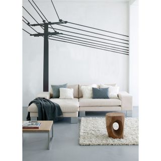 Power Pole Wall Decal   Black   Wall Decals