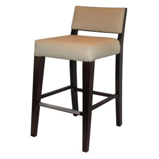 Regal Juniper Beechwood 26 in. Counter Stool Fully Upholstered Seat and Back   Bar Stools