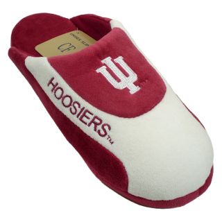Comfy Feet NCAA Low Pro Stripe Slippers   Indiana Hoosiers   Mens Slippers