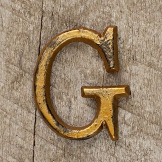 Gerson Company 1.5 in. Metal Monogram Letter   Kids and Nursery Wall Art