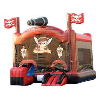 EZ Inflatables Pirate Combo Bounce House   Commercial Inflatables