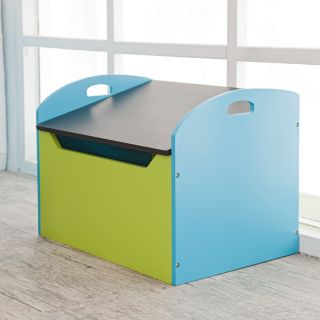 Studio Designs Kid's Blue and Green Toy Chest   Toy Chests