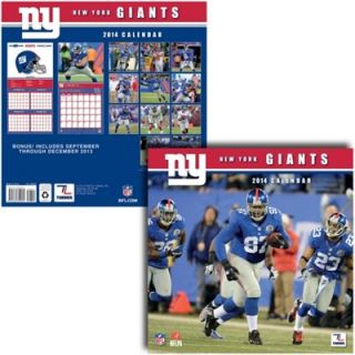 New York Giants 2014 Mini Wall Calendar