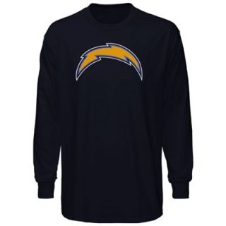 San Diego Chargers Youth Team Logo Long Sleeve T Shirt   Navy Blue