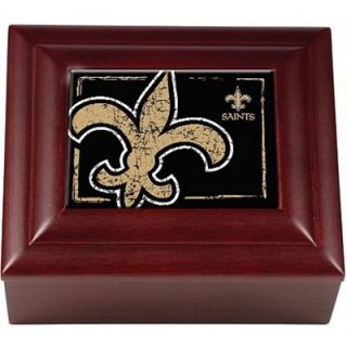 Great American New Orleans Saints Wood Keepsake Box